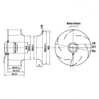 Вентилятор dayoung DYF4E-450-HW2a