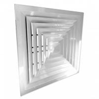 Алюминиевая потолочная решётка диффузорного типа 4VA 450x450